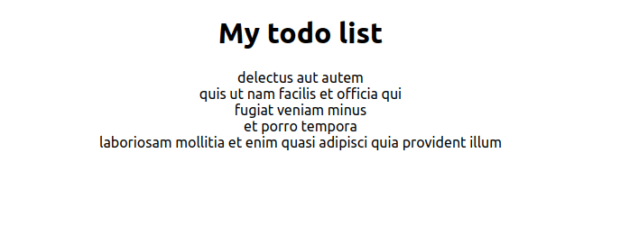 list todos